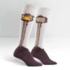 Sock It To Me Ostrich Stretch-It Women's Knee Highs -Trendy Socks Store F0209