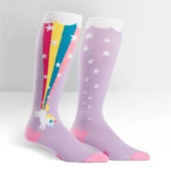 Sock It To Me Rainbow Blast Stretch-It Women's Knee Highs