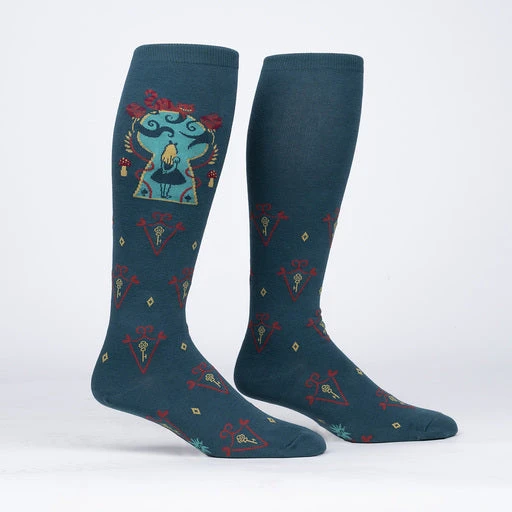 Alice In Wonderland Stretch-It Knee Highs 3 Alice In Wonderland Stretch-It Knee Highs