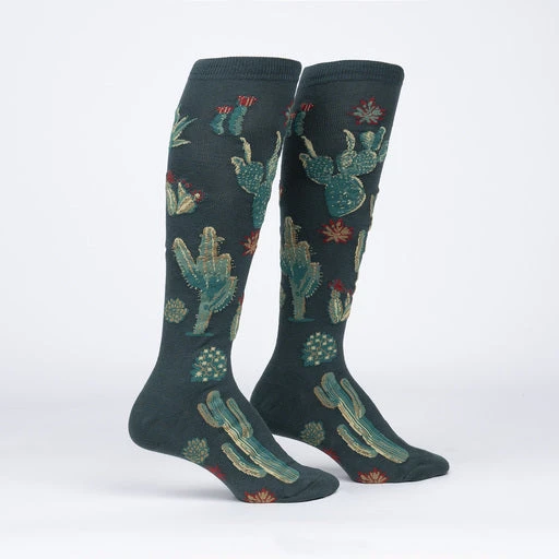 Cactus Jungle Women's Knee Highs 3 Cactus Jungle Women's Knee Highs
