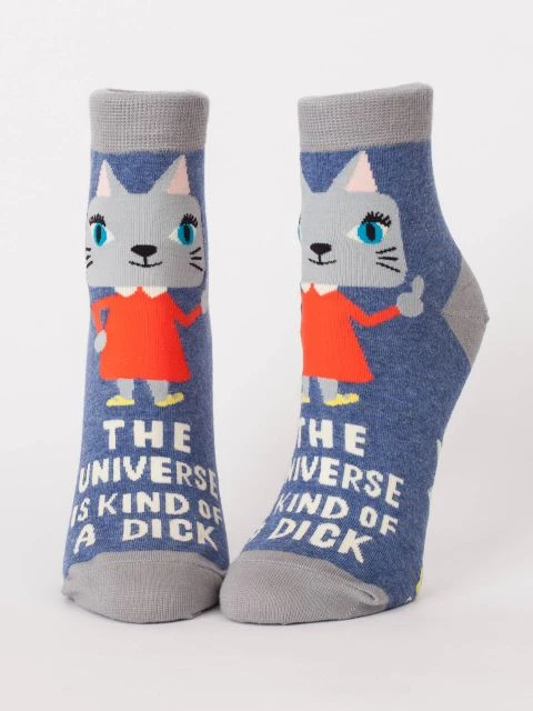 Universe Is Kind Of A Dick Women's Ankle Socks 3 Universe Is Kind Of A Dick Women's Ankle Socks