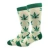 High There! (Pot) Active Men's Crew Socks -Trendy Socks Store active high ther marijuana pot weed green mens crew sock shack bigfoot socks