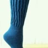 Solid Rib (Teal) Alpaca Comfort Cuff Crew Socks -Trendy Socks Store alpaca arte ribbed crew sock shack socks teal ea015363 575d 426f 97ca eda28803ca20