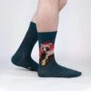 Bearly Awake Men's Crew Socks -Trendy Socks Store bearly awake bear coffee mens crew sock shack sock it to me socks