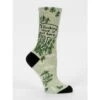 I F**king Love It Out Here (Forest) Women's Crew Socks -Trendy Socks Store blue q i fucking love it out here forest woods sock shack womens crew