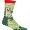 Ain't No Bad Joke Like A Dad Joke Men's Crew Socks 2 Ain't No Bad Joke Like A Dad Joke Men's Crew Socks -Trendy Socks Store blue q men s bad joke