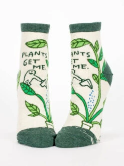 Women's Plants Get Me Ankle Socks