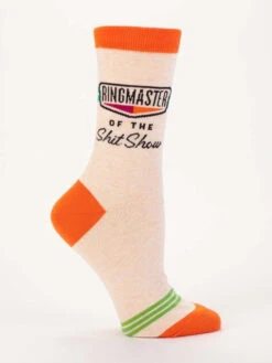 Ringmaster Of The Sh!t Show Women's Crew Socks