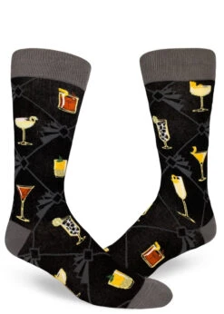 Speakeasy Cocktails Men's Crew Sock