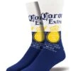 Corona® Beer Men's Crew Socks -Trendy Socks Store corona beer mens crew sock shack socksmith socks