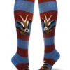 Hungry Goats Women's Knee Highs -Trendy Socks Store goat socks womens knee high sock shack animal sock modsocks red blue