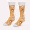 Golden Girls Men's Crew Socks -Trendy Socks Store golden girls being a friend mens crew sock shack headline socks