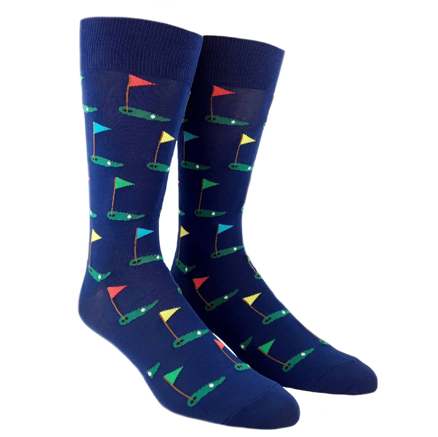 Golf (Navy) Men's Crew Socks 3 Golf (Navy) Men's Crew Socks