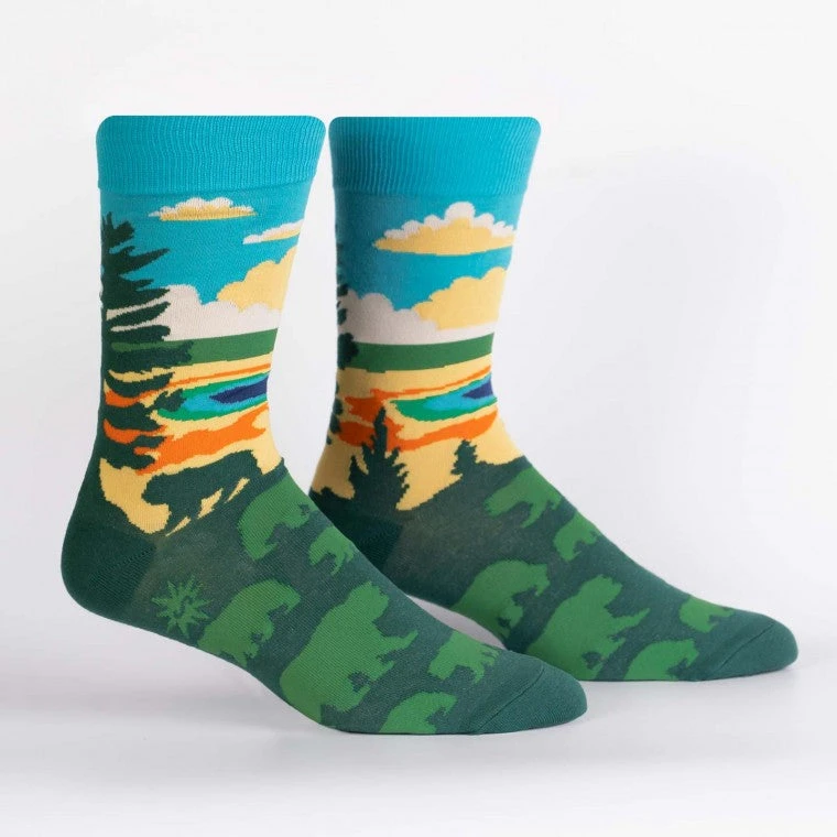 Grand Prismatic Men's Crew Socks 3 Grand Prismatic Men's Crew Socks