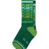 Plants Plants Plants Unisex Crew Socks 2 Plants Plants Plants Unisex Crew Socks -Trendy Socks Store gumball poodle plants plants crew green unisex sock shack