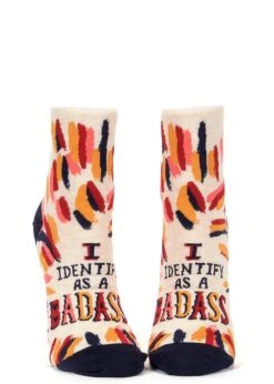 I Identify As A BADASS Women's Ankle Socks