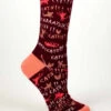 Women's Blue Q Cats Cats Cats Socks -Trendy Socks Store image 1da0f33d 0883 43a5 82ec ef780929d00e