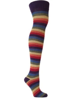 Iris Rainbow Organic Cotton Over The Knee Socks
