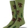 Bigfoot (Moss) King Size Men's Socks -Trendy Socks Store king bigfoot moss sock shack