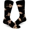Labradorable Men's Crew Sock -Trendy Socks Store labrador socks mens crew dog sock modsocks modsock black sock shack
