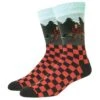 Lumberjack Bigfoot Men's Crew Socks -Trendy Socks Store lumberjack bigfoot sasquatch mens crew sock shack