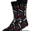 Meds (Black) Men's Crew Socks 2 Meds (Black) Men's Crew Socks -Trendy Socks Store med medical doctor nurse black mens crew sock shack socksmith socks