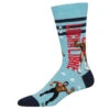 Lucha Libre (Blue) Men's Crew Socks 1 Lucha Libre (Blue) Men's Crew Socks -Trendy Socks Store mens crew socklucha libre wrestling MNC2732 BlueHeather 01