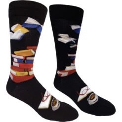 Bibliophile Men's Crew Sock