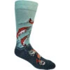 Sockeye Salmon Men's Crew Sock -Trendy Socks Store mod socks salmon m
