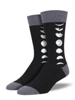 Lunar Phases Men's Crew Socks