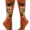 Nevermore Women's Roll-Top Knee Highs