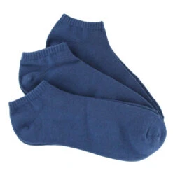 Bamboo 3 Pack (Indigo Blue) Women's Peds / No Show Socks