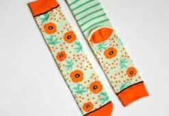 Poppy And Dots Women's Crew Socks