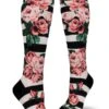 Romantic Roses Women's Knee Highs -Trendy Socks Store rose socks striped knee high sock shack modsocks socks