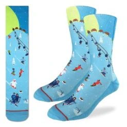 Alpine Skiing Unisex Crew Sock (8-13)