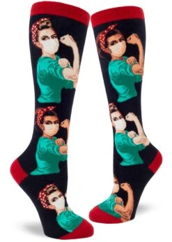 Rosie The Nurse Women's Knee Highs