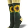 Outlands Made In USA Stay Golden, Sunflower (Green) Women's Boot Sock