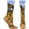 Savannah Giraffes Women's Crew Socks 2 Savannah Giraffes Women's Crew Socks -Trendy Socks Store sock shack womens crew socks giraffe ozone