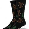 Bigfoot (Black) King Size Men's Socks -Trendy Socks Store socksmith mens bigfoot king size black