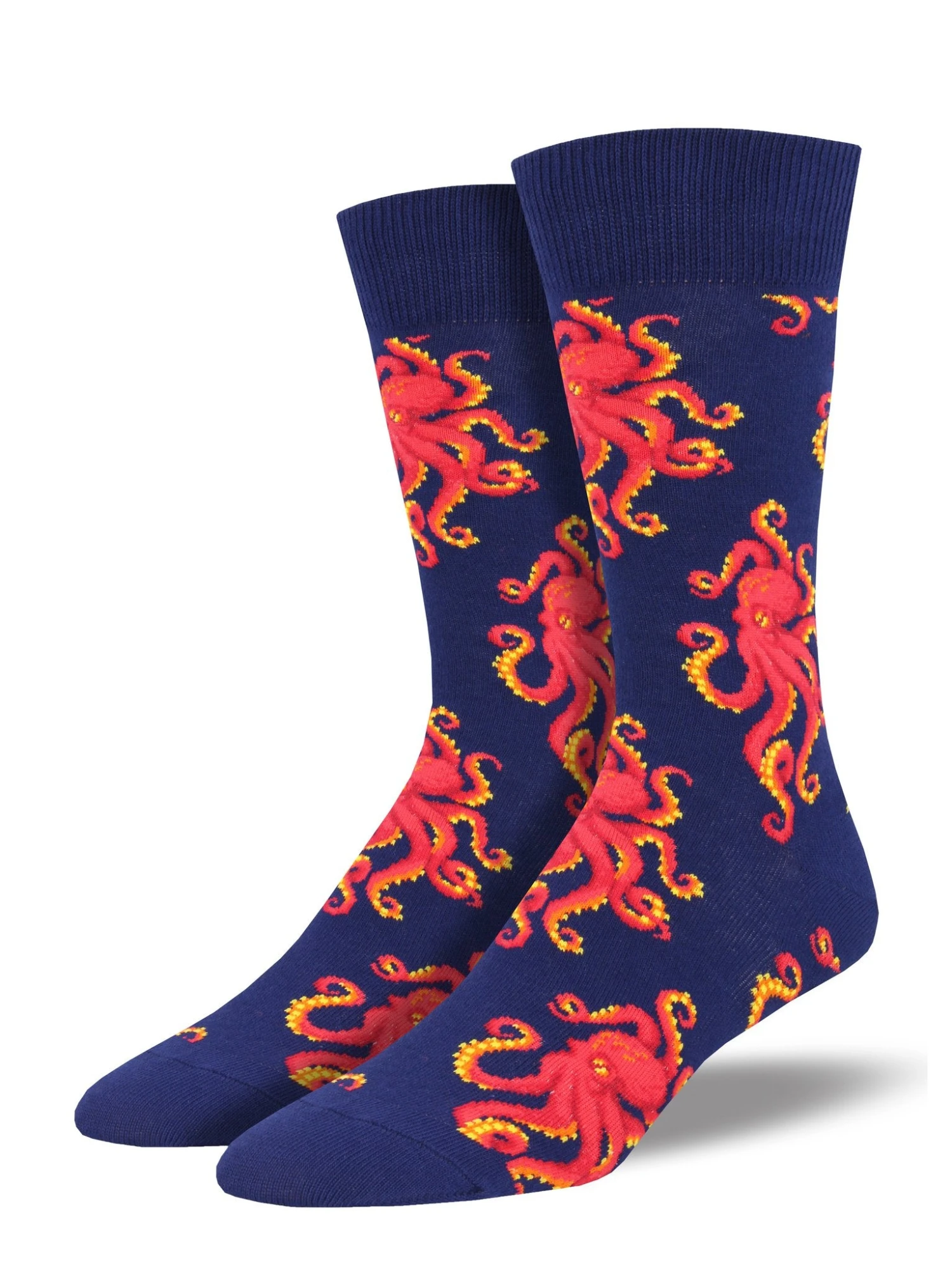 Socktopus, Octopus (Navy) Men's Crew Socks 3 Socktopus, Octopus (Navy) Men's Crew Socks
