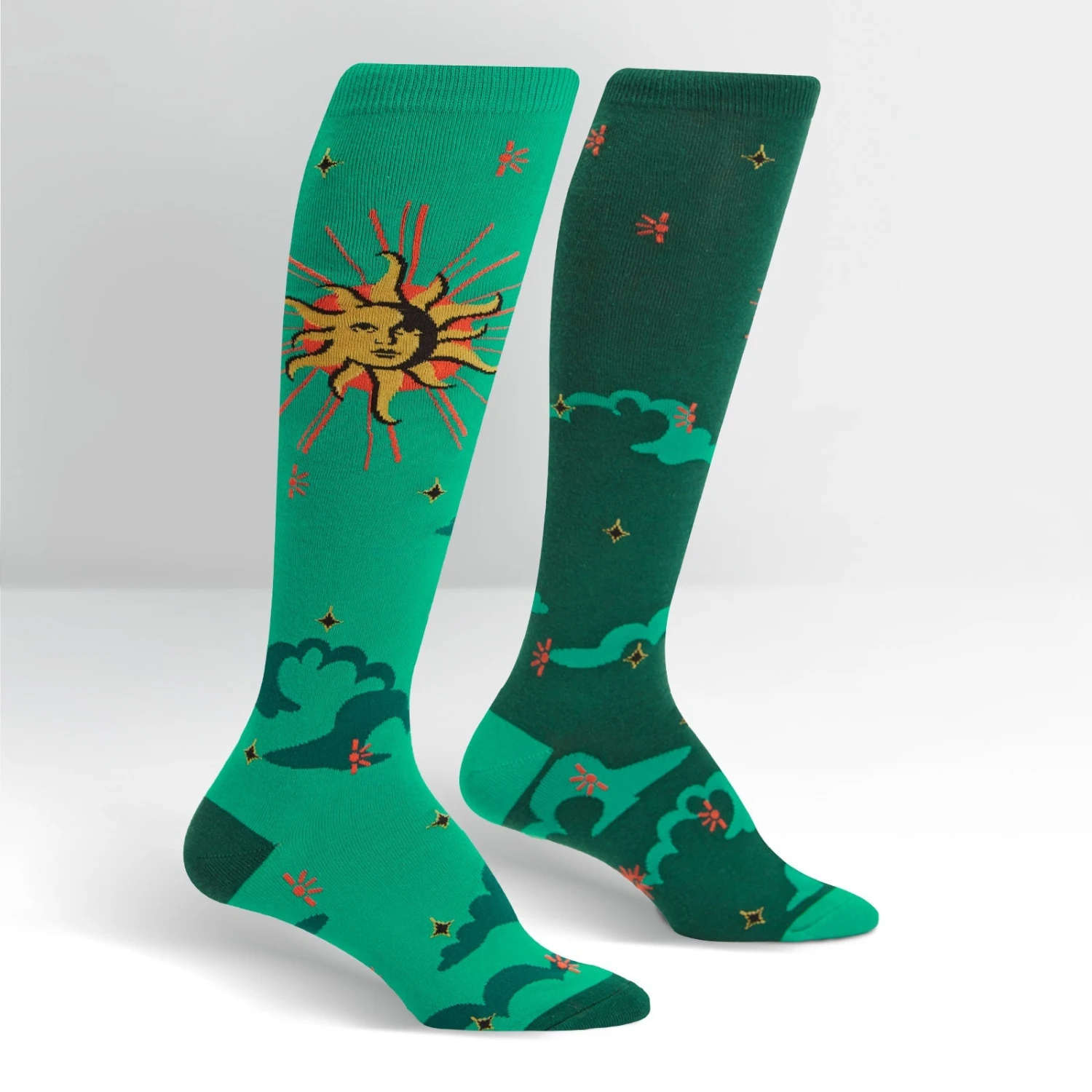 Sun And Moon Celestial Women's Knee Highs 3 Sun And Moon Celestial Women's Knee Highs