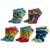 Bioworld Grateful Dead 5-Pack Ankle Socks -Trendy Socks Store the sock shack 5 pack ankle socks grateful dead dancing bears steal your face bioworld