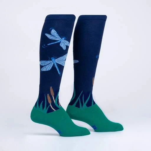 Dragonfly By Night Women's Knee Highs 3 Dragonfly By Night Women's Knee Highs