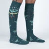 Mystic Moth, Glow In The Dark Women's Knee Highs -Trendy Socks Store the sock shack Mystic Moth Knee High Socks sock it to me