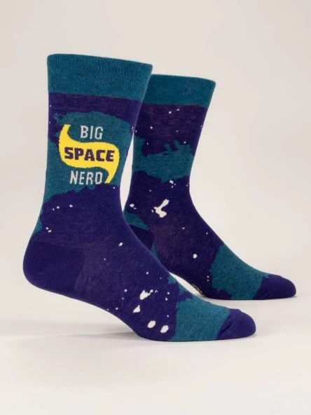 Big Space Nerd Men's Crew Socks 3 Big Space Nerd Men's Crew Socks