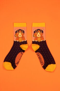 OG Pussy Cat Women's Bamboo Crew Socks