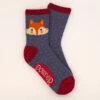 Cheeky Fox (Denim) Women's Bamboo Crew Socks -Trendy Socks Store the sock shack bamboo socks powder uk cheeky fox denim