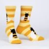 Bee Cozy Slipper Socks 2 Bee Cozy Slipper Socks -Trendy Socks Store the sock shack bee cozy slipper socks beesCZ0003 BeeCozy SlipperSocks LEGFORM