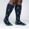 Do You Tree What I Tree? Bigfoot Unisex Stretch-It Knee Highs -Trendy Socks Store the sock shack bigfoot trees sasquatch unisex knee high S0122 STRETCH IT Do You Tree What I Tree Socks MODEL SIDE