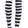 Bold Stripe (Black, White) Over The Knee -Trendy Socks Store the sock shack black white stripe over theknee socks love classic